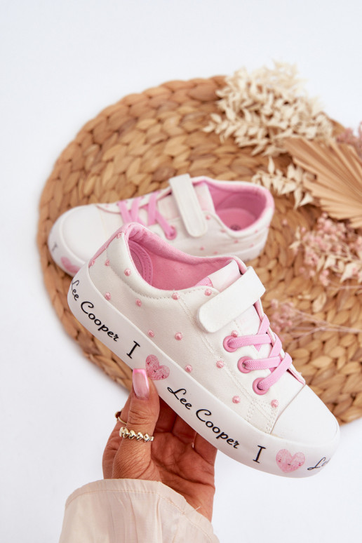 laisvalaikio batai Vaikiški Lee Cooper LCW-24-02-2159 baltos spalvos