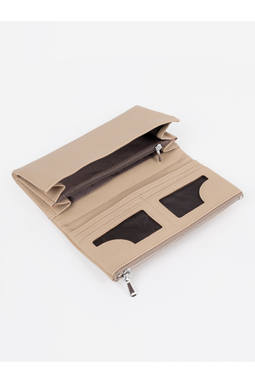 Moteriška piniginė smėlio spalvos