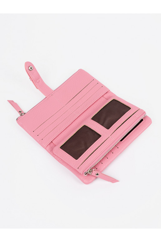 rožinė Moteriška piniginė z przegródkami