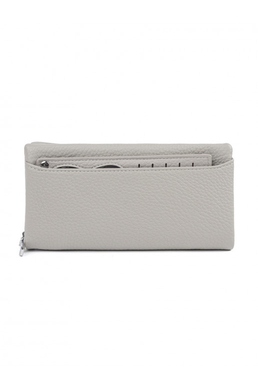 pilkos spalvos duży Moteriška piniginė pilkos spalvos duży Moteriška piniginė