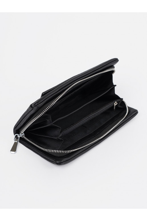 juodos spalvos duży Moteriška piniginė juodos spalvos duży Moteriška piniginė