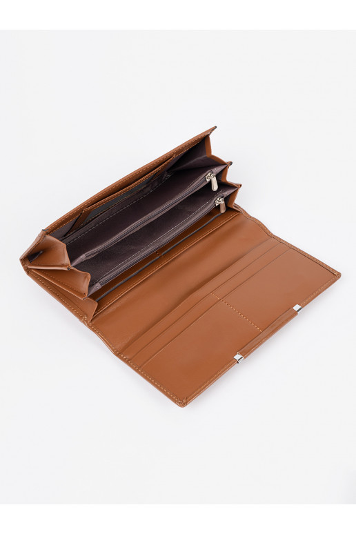 Elegancki Moteriška piniginė rudas