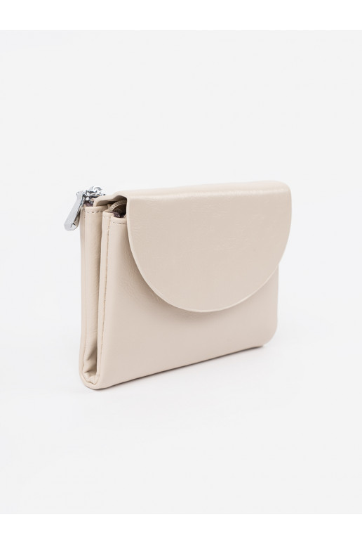 smėlio spalvos mały Moteriška piniginė