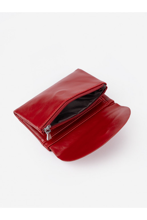 raudonos spalvos mały Moteriška piniginė