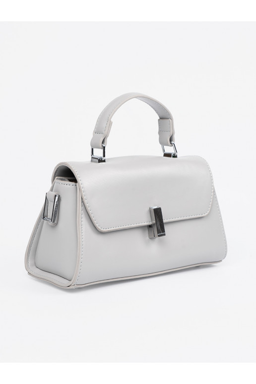 pilka rankinė na ramie z rączką pilka rankinė na ramie z rączką