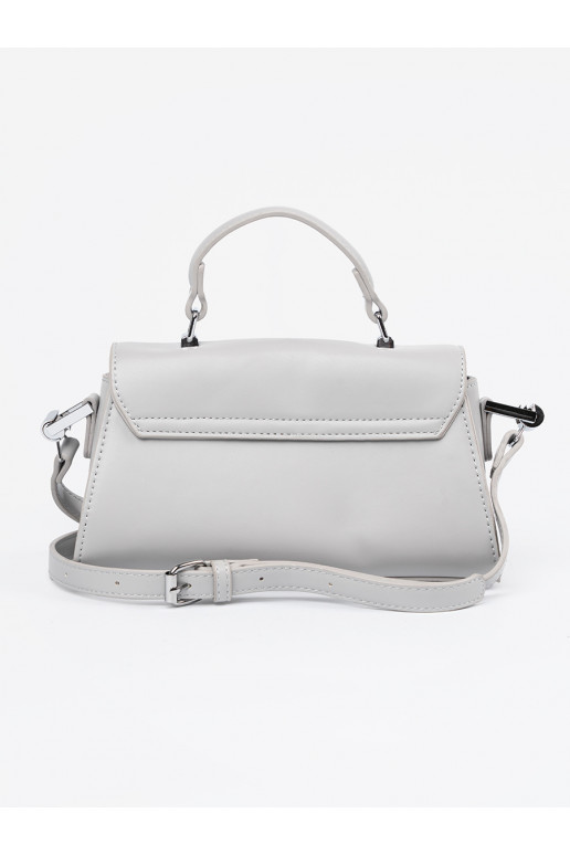 pilka rankinė na ramie z rączką pilka rankinė na ramie z rączką