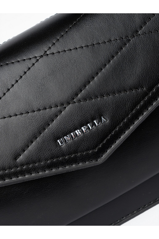 juoda elegantiška rankinė z rączką i paskiem juoda elegantiška rankinė z rączką i paskiem