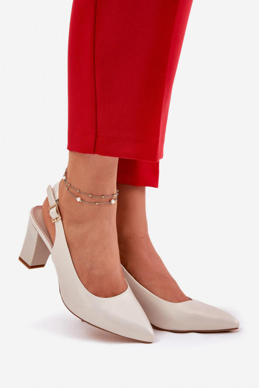  Bateliai su kulniukais Sergio Leone SK162 perlamutriniai