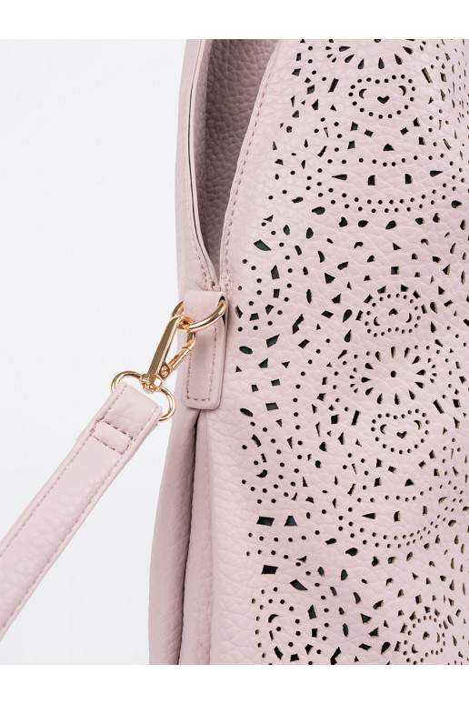 rožinė ażurowa Moteriška rankinė rožinė ażurowa Moteriška rankinė