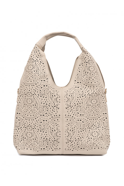 dramblio kaulo spalvos ażurowa Moteriška rankinė dramblio kaulo spalvos ażurowa Moteriška rankinė