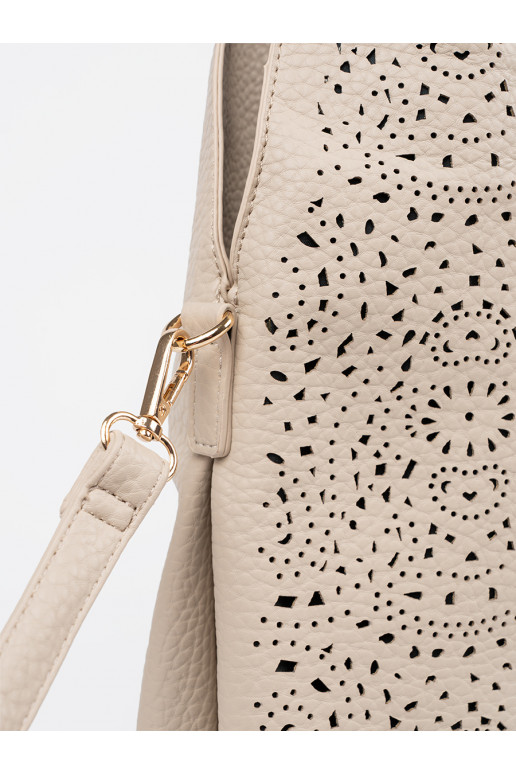 dramblio kaulo spalvos ażurowa Moteriška rankinė dramblio kaulo spalvos ażurowa Moteriška rankinė