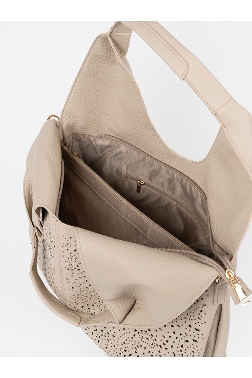 dramblio kaulo spalvos ażurowa Moteriška rankinė dramblio kaulo spalvos ażurowa Moteriška rankinė