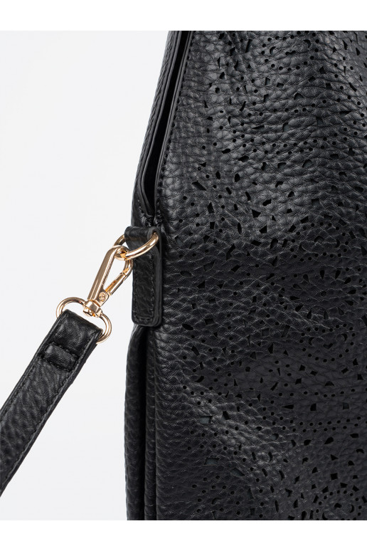 juoda ażurowa Moteriška rankinė juoda ażurowa Moteriška rankinė