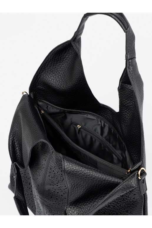 juoda ażurowa Moteriška rankinė juoda ażurowa Moteriška rankinė