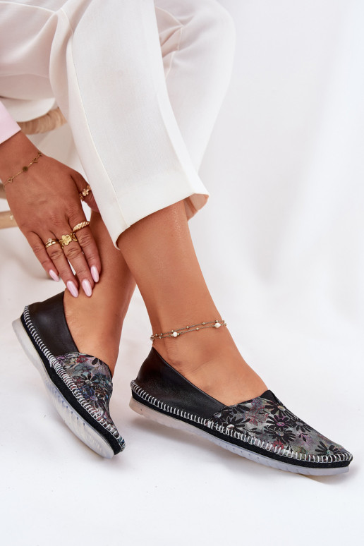 Balerinos  su raštais  T1930-39 Juodos spalvos