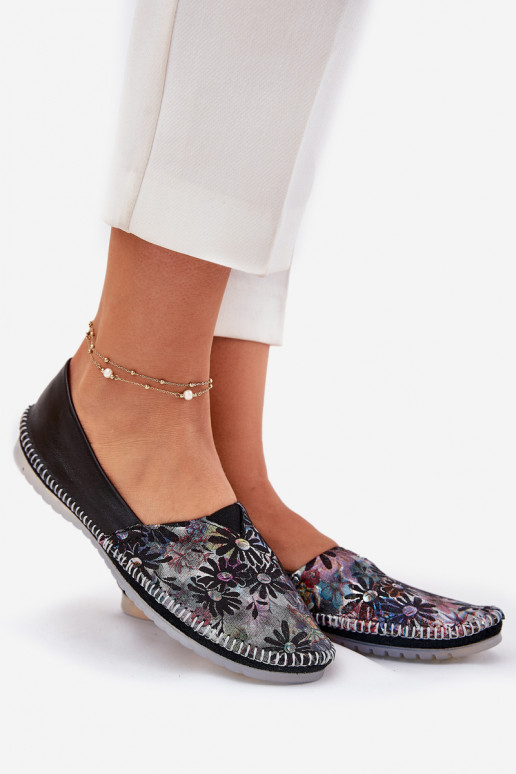 Balerinos  su raštais  T1930-39 Juodos spalvos