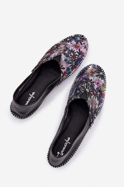 Balerinos  su raštais  T1930-39 Juodos spalvos