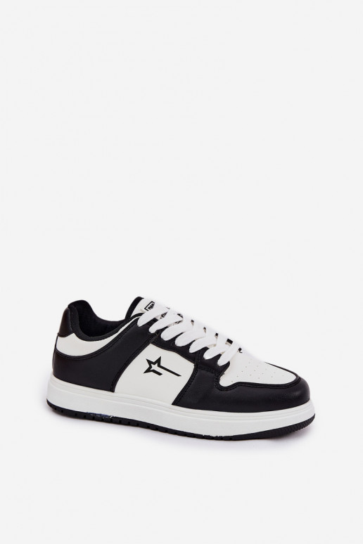 Moteriški sneakers tipo batai Big Star RR274A240 HI-POLY SYSTEM baltos-juodos spalvos