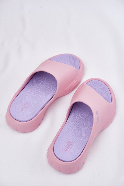  Moteriškos šlepetės Big Star RR274A587 rožinės spalvos