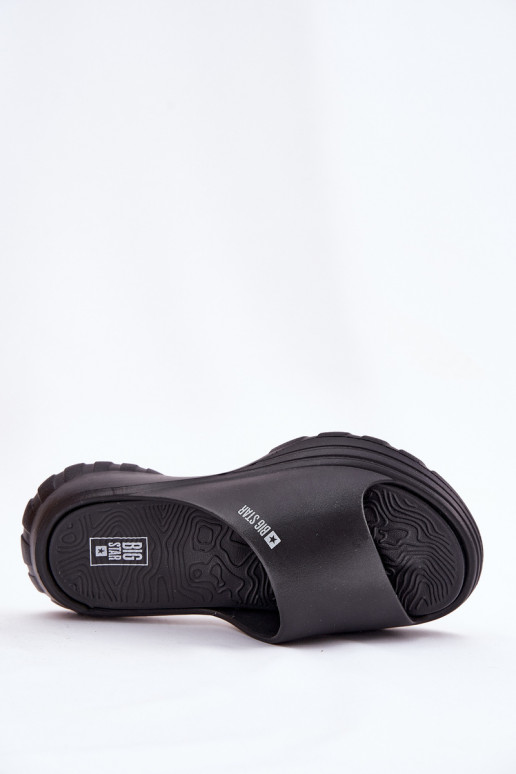  Moteriškos šlepetės Big Star RR274A577 Juodos spalvos