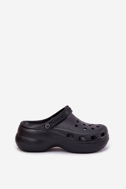  Moteriškos šlepetės su madingais masyviais padais Big Star RR274A118 Juodos spalvos