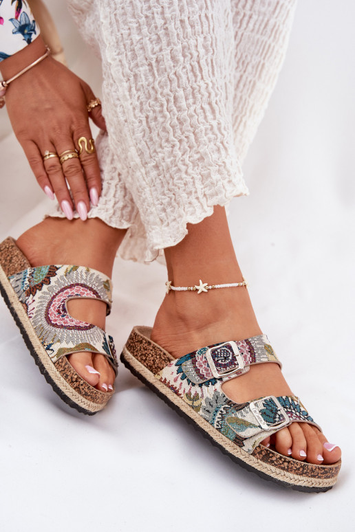  Moteriškos šlepetės su platforma su sagtimis Lee Cooper LCW-25-35-3483L įvairių spalvų