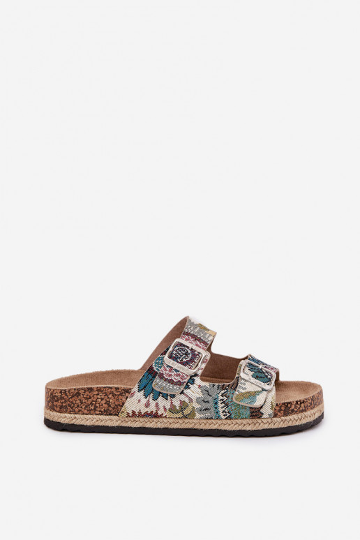  Moteriškos šlepetės su platforma su sagtimis Lee Cooper LCW-25-35-3483L įvairių spalvų