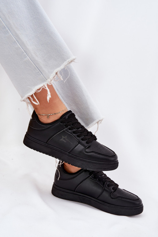 Sneakers modelio batai Moteriškas Big Star RR274A242 HI-POLY SYSTEM juodos spalvos