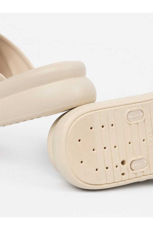 dramblio kaulo spalvos Šlepetės   su platforma