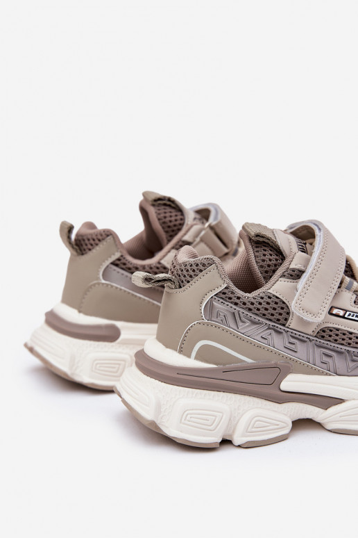  modelio batai batai Vaikiški sportbačiai su lipniais užsegimais chaki spalvos Ronivelle