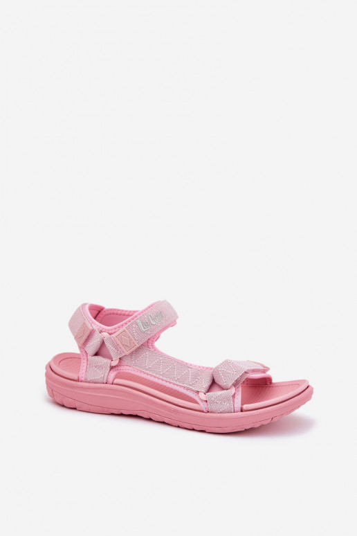 Moteriškos basutės  su lipniais užsegimais Lee Cooper LCW-25-34-3561L rožinės spalvos Moteriškos basutės  su lipniais užsegimais Lee Cooper LCW-25-34-3561L rožinės spalvos