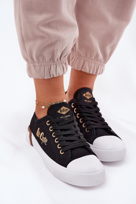 laisvalaikio batai   Lee Cooper LCW-25-31-3427L Juodos spalvos laisvalaikio batai   Lee Cooper LCW-25-31-3427L Juodos spalvos