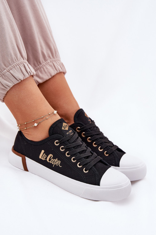 laisvalaikio batai   Lee Cooper LCW-25-31-3427L Juodos spalvos laisvalaikio batai   Lee Cooper LCW-25-31-3427L Juodos spalvos