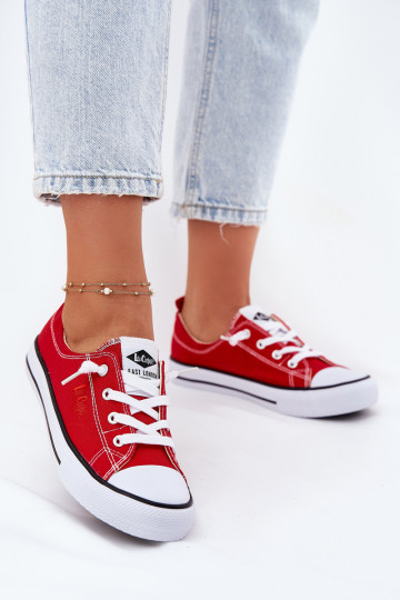 Laisvalaikio bateliai Lee Cooper LCW-25-02-3298L raudonos spalvos