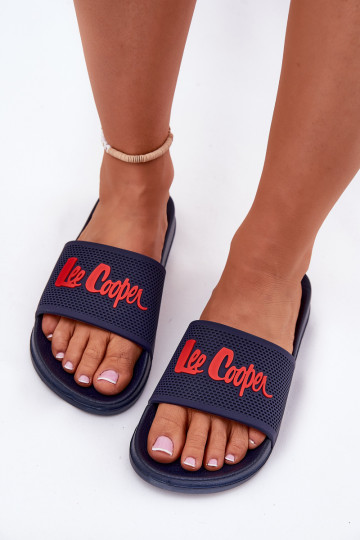 Moteriškos šlepetės Lee Cooper LCW-25-07-3524L tamsiai mėlynos spalvos