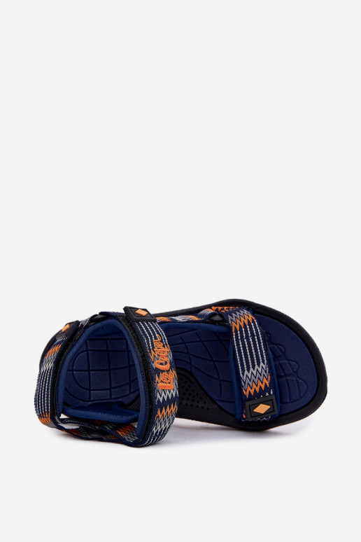 Vaikiškos basutės Lee Cooper LCIN-25-34-3571K tamsiai mėlynos spalvos