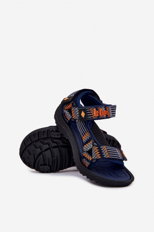 Vaikiškos basutės Lee Cooper LCIN-25-34-3571K tamsiai mėlynos spalvos