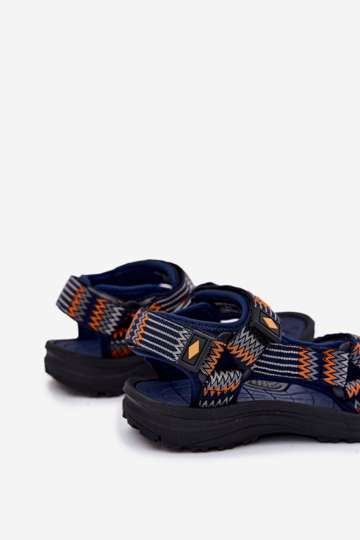Vaikiškos basutės Lee Cooper LCIN-25-34-3571K tamsiai mėlynos spalvos