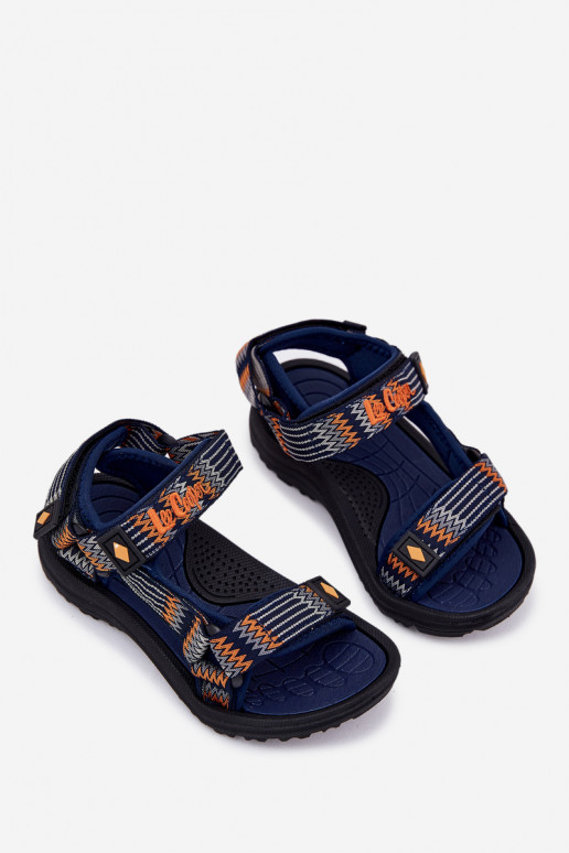 Vaikiškos basutės Lee Cooper LCIN-25-34-3571K tamsiai mėlynos spalvos