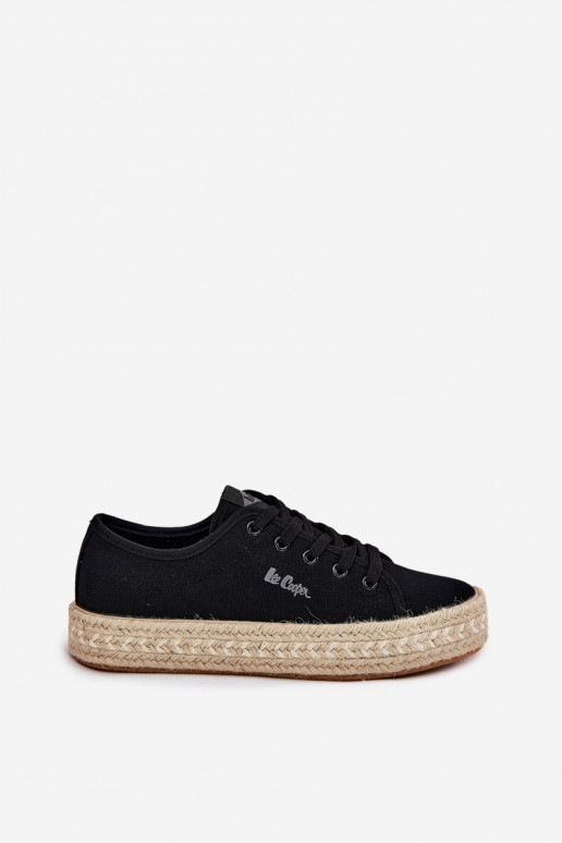 Laisvalaikio bateliai su nėriniais Lee Cooper LCIN-25-44-3216 juodos spalvos Laisvalaikio bateliai su nėriniais Lee Cooper LCIN-25-44-3216 juodos spalvos