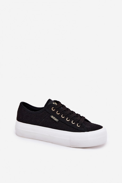 Laisvalaikio bateliai su nėriniais Lee Cooper LCIN-25-31-3439L juodos spalvos Laisvalaikio bateliai su nėriniais Lee Cooper LCIN-25-31-3439L juodos spalvos