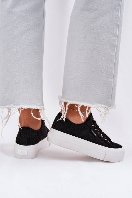 Laisvalaikio bateliai su nėriniais Lee Cooper LCIN-25-31-3439L juodos spalvos Laisvalaikio bateliai su nėriniais Lee Cooper LCIN-25-31-3439L juodos spalvos