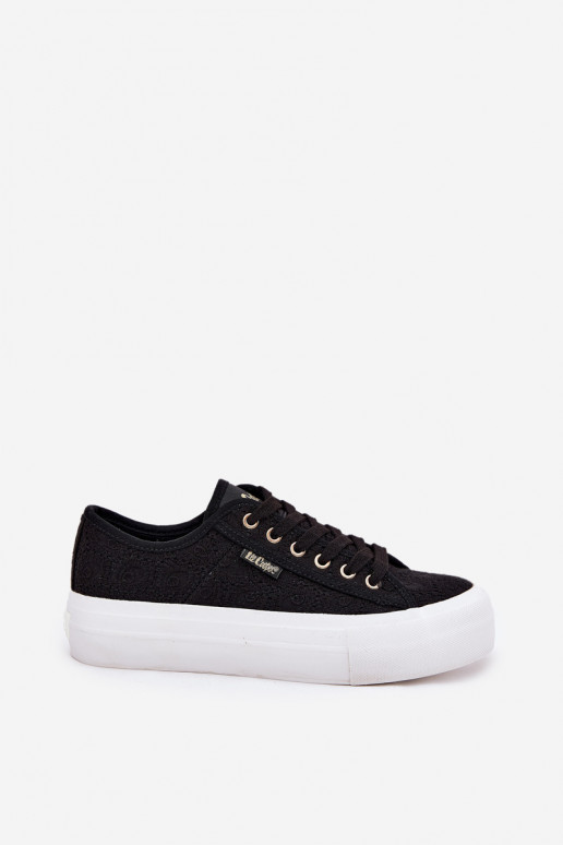 Laisvalaikio bateliai su nėriniais Lee Cooper LCIN-25-31-3439L juodos spalvos Laisvalaikio bateliai su nėriniais Lee Cooper LCIN-25-31-3439L juodos spalvos