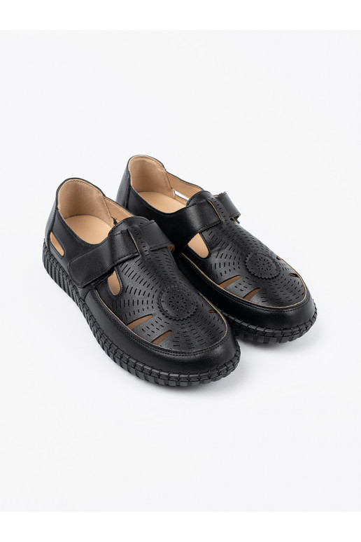 moteriški pusbačiai   juodos spalvos