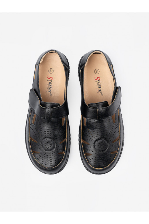 moteriški pusbačiai   juodos spalvos