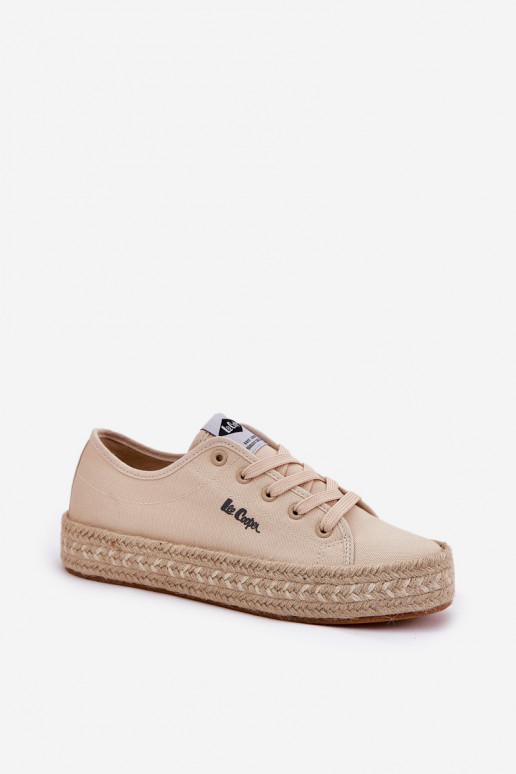 Laisvalaikio bateliai  Lee Cooper LCW-25-44-3215 smėlio spalvos Laisvalaikio bateliai  Lee Cooper LCW-25-44-3215 smėlio spalvos
