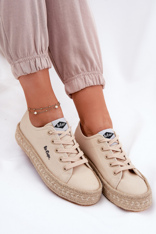 Laisvalaikio bateliai  Lee Cooper LCW-25-44-3215 smėlio spalvos Laisvalaikio bateliai  Lee Cooper LCW-25-44-3215 smėlio spalvos