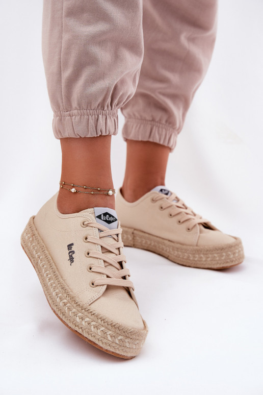 Laisvalaikio bateliai  Lee Cooper LCW-25-44-3215 smėlio spalvos Laisvalaikio bateliai  Lee Cooper LCW-25-44-3215 smėlio spalvos