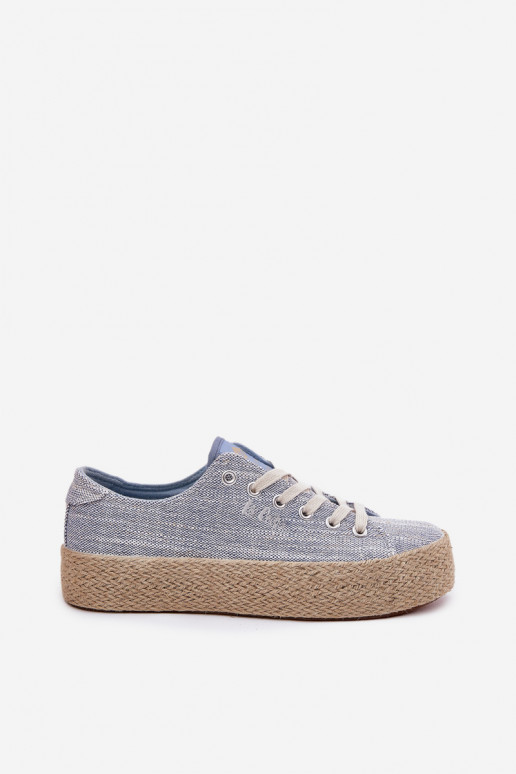 Laisvalaikio bateliai su platforma  Lee Cooper LCW-25-02-3283 mėlynos spalvos Laisvalaikio bateliai su platforma  Lee Cooper LCW-25-02-3283 mėlynos spalvos