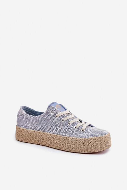 Laisvalaikio bateliai su platforma  Lee Cooper LCW-25-02-3283 mėlynos spalvos Laisvalaikio bateliai su platforma  Lee Cooper LCW-25-02-3283 mėlynos spalvos